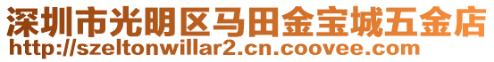 深圳市光明區(qū)馬田金寶城五金店