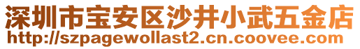 深圳市寶安區(qū)沙井小武五金店