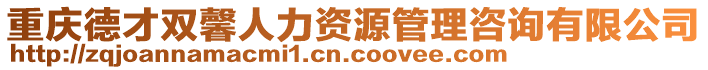 重慶德才雙馨人力資源管理咨詢有限公司