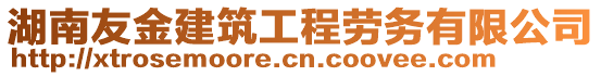 湖南友金建筑工程勞務有限公司