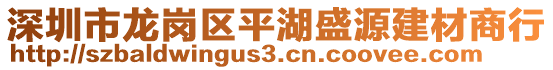 深圳市龍崗區(qū)平湖盛源建材商行