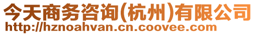 今天商務咨詢(杭州)有限公司