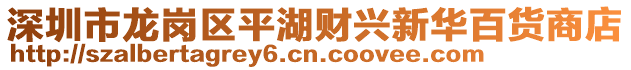 深圳市龍崗區(qū)平湖財興新華百貨商店