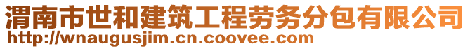 渭南市世和建筑工程勞務分包有限公司
