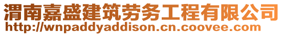 渭南嘉盛建筑勞務(wù)工程有限公司