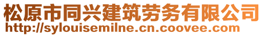 松原市同興建筑勞務(wù)有限公司