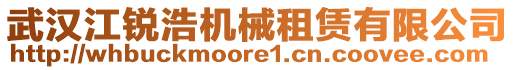 武漢江銳浩機(jī)械租賃有限公司