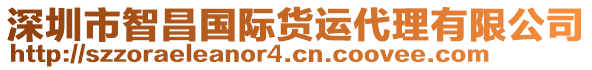 深圳市智昌國(guó)際貨運(yùn)代理有限公司