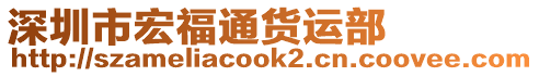 深圳市宏福通貨運部