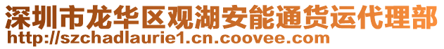 深圳市龍華區(qū)觀湖安能通貨運(yùn)代理部