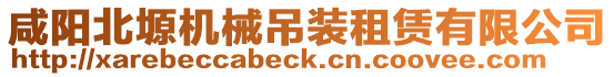 咸陽北塬機械吊裝租賃有限公司