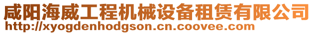 咸陽海威工程機械設備租賃有限公司