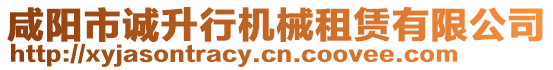 咸陽(yáng)市誠(chéng)升行機(jī)械租賃有限公司