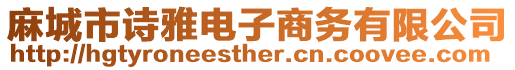 麻城市詩雅電子商務有限公司