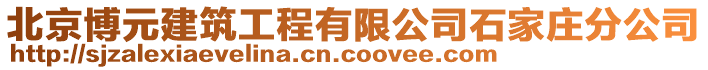 北京博元建筑工程有限公司石家莊分公司