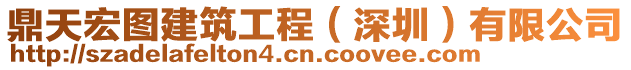 鼎天宏圖建筑工程（深圳）有限公司