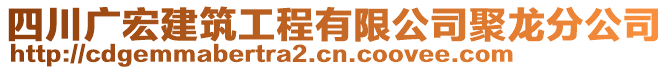 四川廣宏建筑工程有限公司聚龍分公司