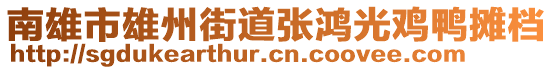 南雄市雄州街道張鴻光雞鴨攤檔