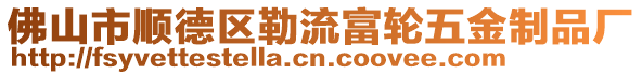 佛山市順德區(qū)勒流富輪五金制品廠