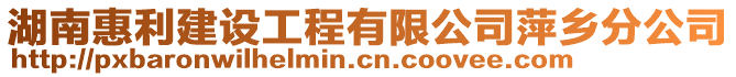 湖南惠利建設(shè)工程有限公司萍鄉(xiāng)分公司