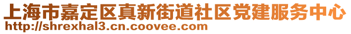 上海市嘉定區(qū)真新街道社區(qū)黨建服務(wù)中心