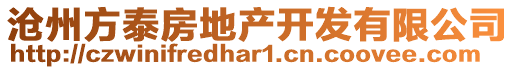 滄州方泰房地產(chǎn)開(kāi)發(fā)有限公司