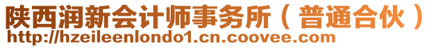 陜西潤新會計師事務所（普通合伙）