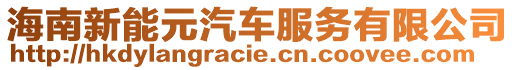 海南新能元汽車服務(wù)有限公司