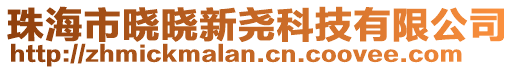 珠海市曉曉新堯科技有限公司