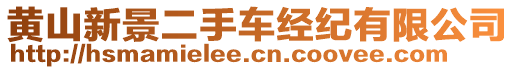 黃山新景二手車經紀有限公司