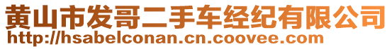 黃山市發(fā)哥二手車經(jīng)紀(jì)有限公司