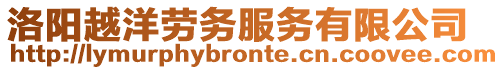 洛陽越洋勞務(wù)服務(wù)有限公司