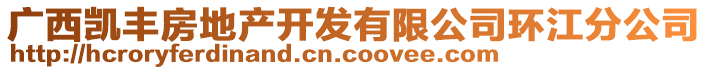 廣西凱豐房地產(chǎn)開發(fā)有限公司環(huán)江分公司