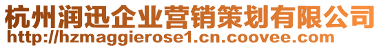 杭州潤迅企業(yè)營銷策劃有限公司