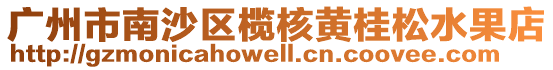 廣州市南沙區(qū)欖核黃桂松水果店