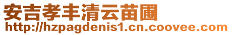 安吉孝豐清云苗圃