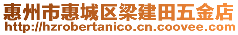 惠州市惠城區(qū)梁建田五金店