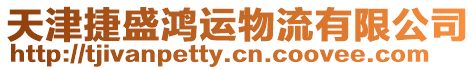 天津捷盛鴻運(yùn)物流有限公司