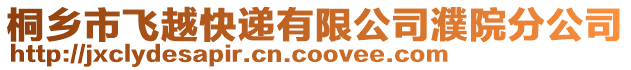 桐鄉市飛越快遞有限公司濮院分公司