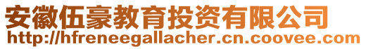 安徽伍豪教育投資有限公司