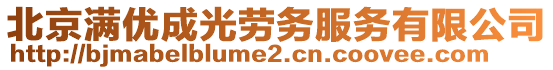 北京滿優成光勞務服務有限公司