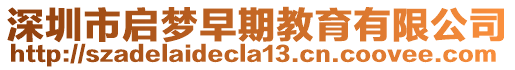 深圳市啟夢早期教育有限公司