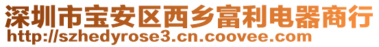 深圳市寶安區(qū)西鄉(xiāng)富利電器商行