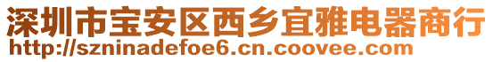 深圳市寶安區(qū)西鄉(xiāng)宜雅電器商行