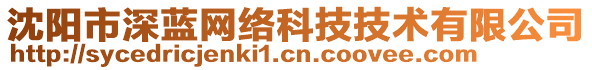 沈陽市深藍(lán)網(wǎng)絡(luò)科技技術(shù)有限公司