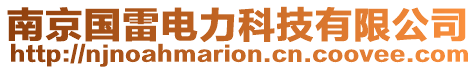 南京國雷電力科技有限公司