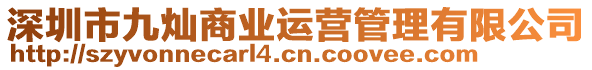 深圳市九燦商業(yè)運(yùn)營(yíng)管理有限公司