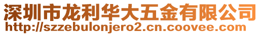 深圳市龍利華大五金有限公司