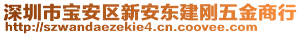 深圳市寶安區(qū)新安東建剛五金商行