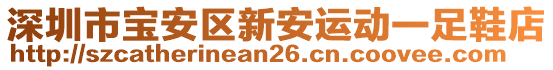 深圳市寶安區新安運動一足鞋店
